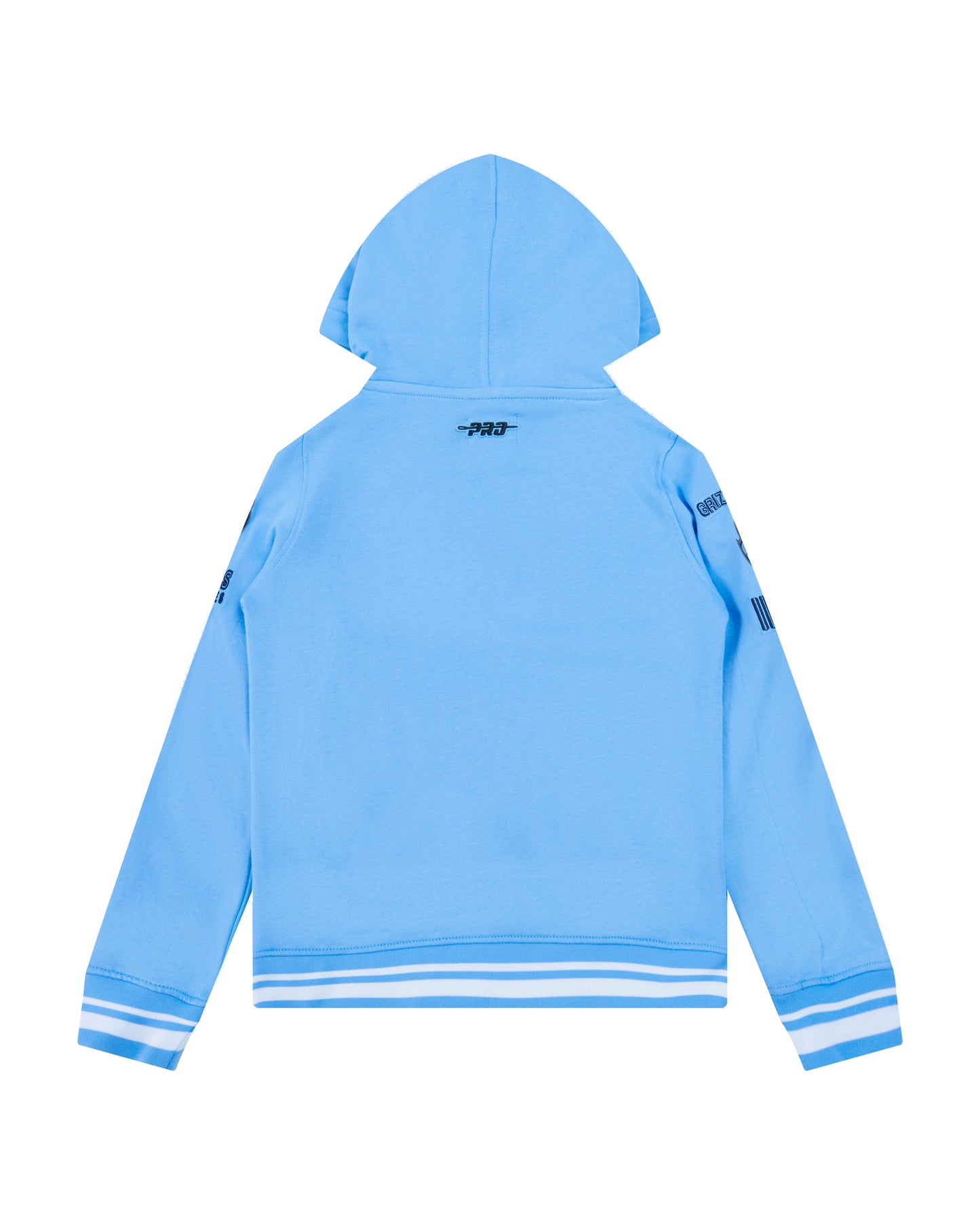 NBA MEMPHIS GRIZZLIES RETRO CLASSIC LITTLE BOYS RIB FLEECE PULLOVER HOODIE (UNIVERSITY BLUE)