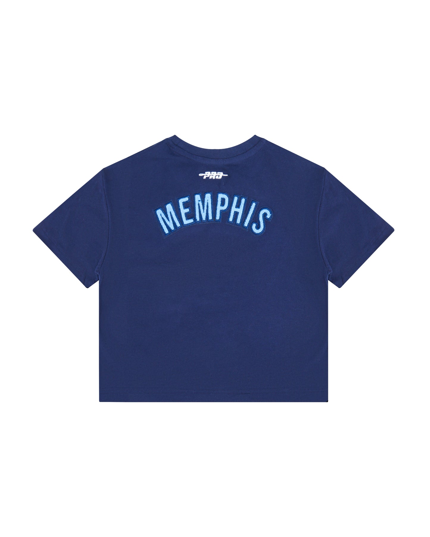 NBA MEMPHIS GRIZZLIES CLASSIC LITTLE GIRLS SHORT SLEEVE BOXY TEE (MIDNIGHT NAVY)
