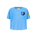NBA MEMPHIS GRIZZLIES CLASSIC LITTLE GIRL'S SS BOXY TEE (UNIVERSITY BLUE)