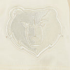 NBA MEMPHIS GRIZZLIES NEUTRAL LITTLE GIRL'S SHORT SLEEVE BOXY TEE (EGGSHELL)