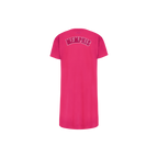 NBA MEMPHIS GRIZZLIES TRIPLE PINK LITTLE GIRL'S TEE DRESS (BEETROOT PURPLE)