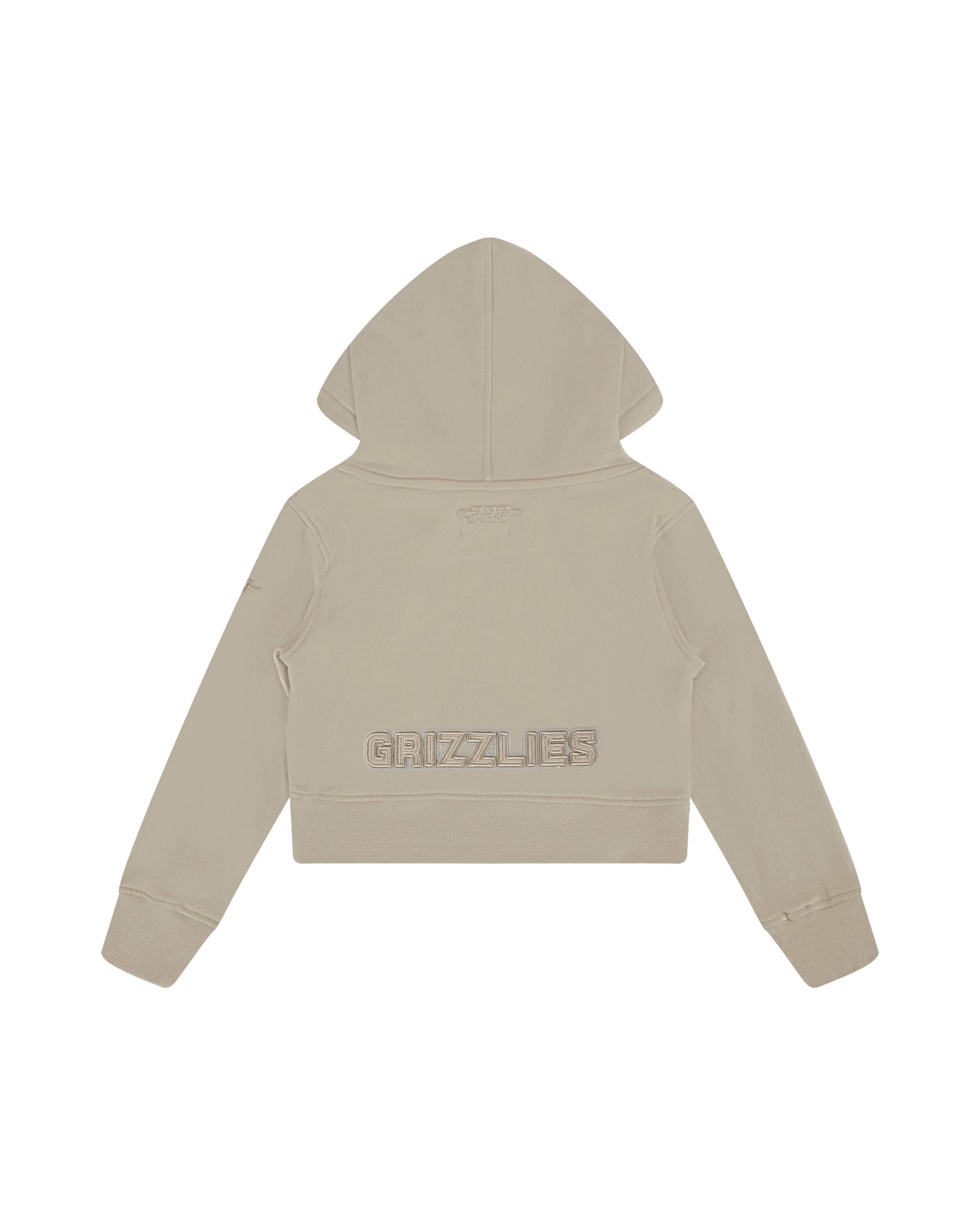 NBA MEMPHIS GRIZZLIES NEUTRAL LITTLE GIRLS FLC PO HOODIE (TAUPE)