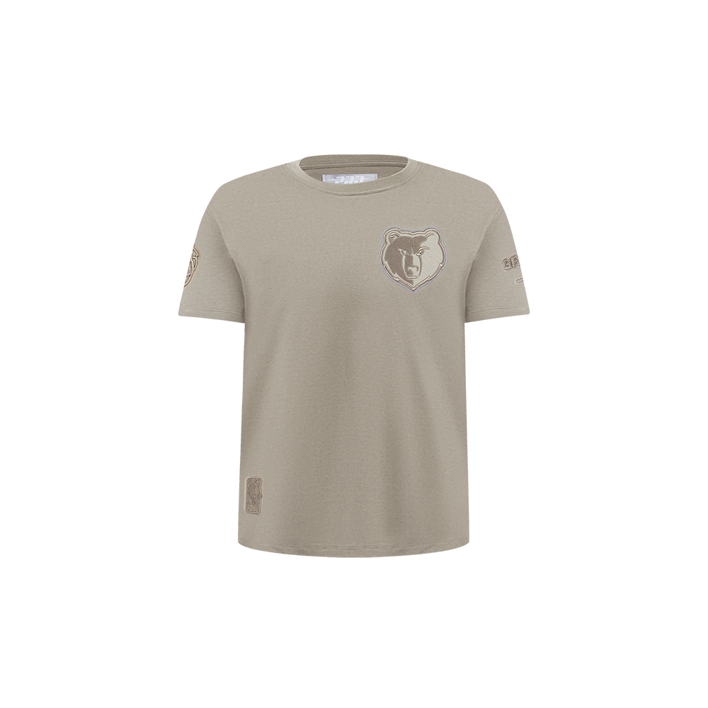 NBA MEMPHIS GRIZZLIES NEUTRAL T-SHIRT À MANCHES COURTES POUR GARÇON BAMBIN (TAUPE)