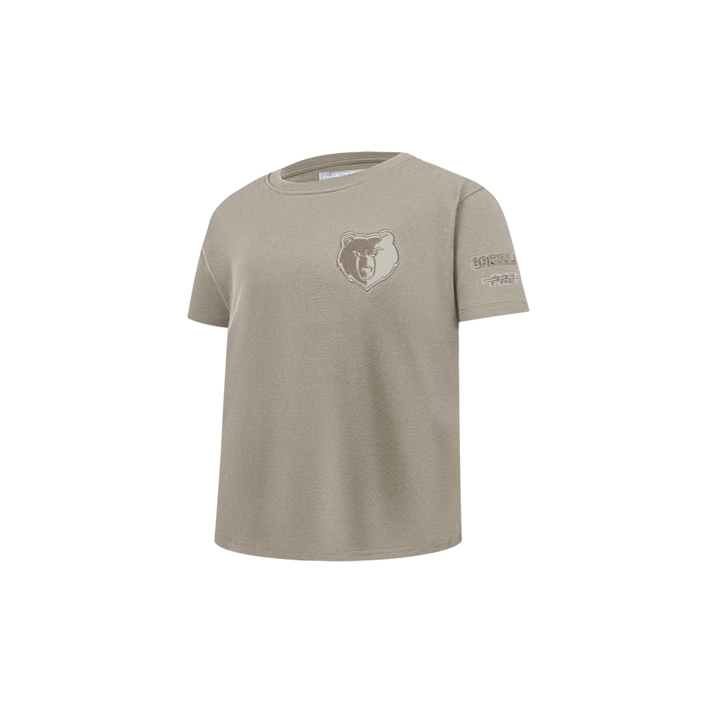 NBA MEMPHIS GRIZZLIES NEUTRAL T-SHIRT À MANCHES COURTES POUR GARÇON BAMBIN (TAUPE)