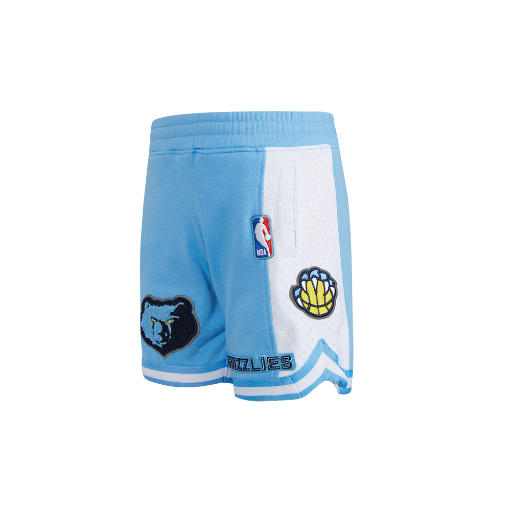 NBA MEMPHIS GRIZZLIES RETRO CLASSIC TODDLER BOYS FLEECE 2.0 SHORT (UNIVERSITY BLUE)