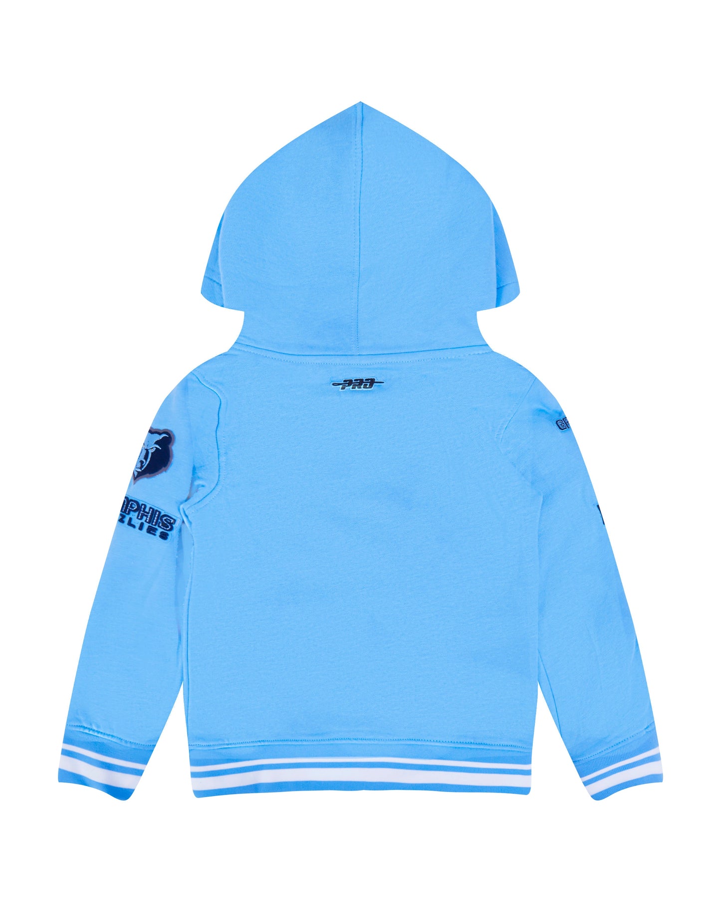 NBA MEMPHIS GRIZZLIES RETRO CLASSIC TODDLER BOYS RIB FLEECE PULLOVER HOODIE (UNIVERSITY BLUE)