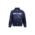 NBA MEMPHIS GRIZZLIES CLASSIC TODDLER BOY'S SATIN JACKET (MIDNIGHT NAVY)