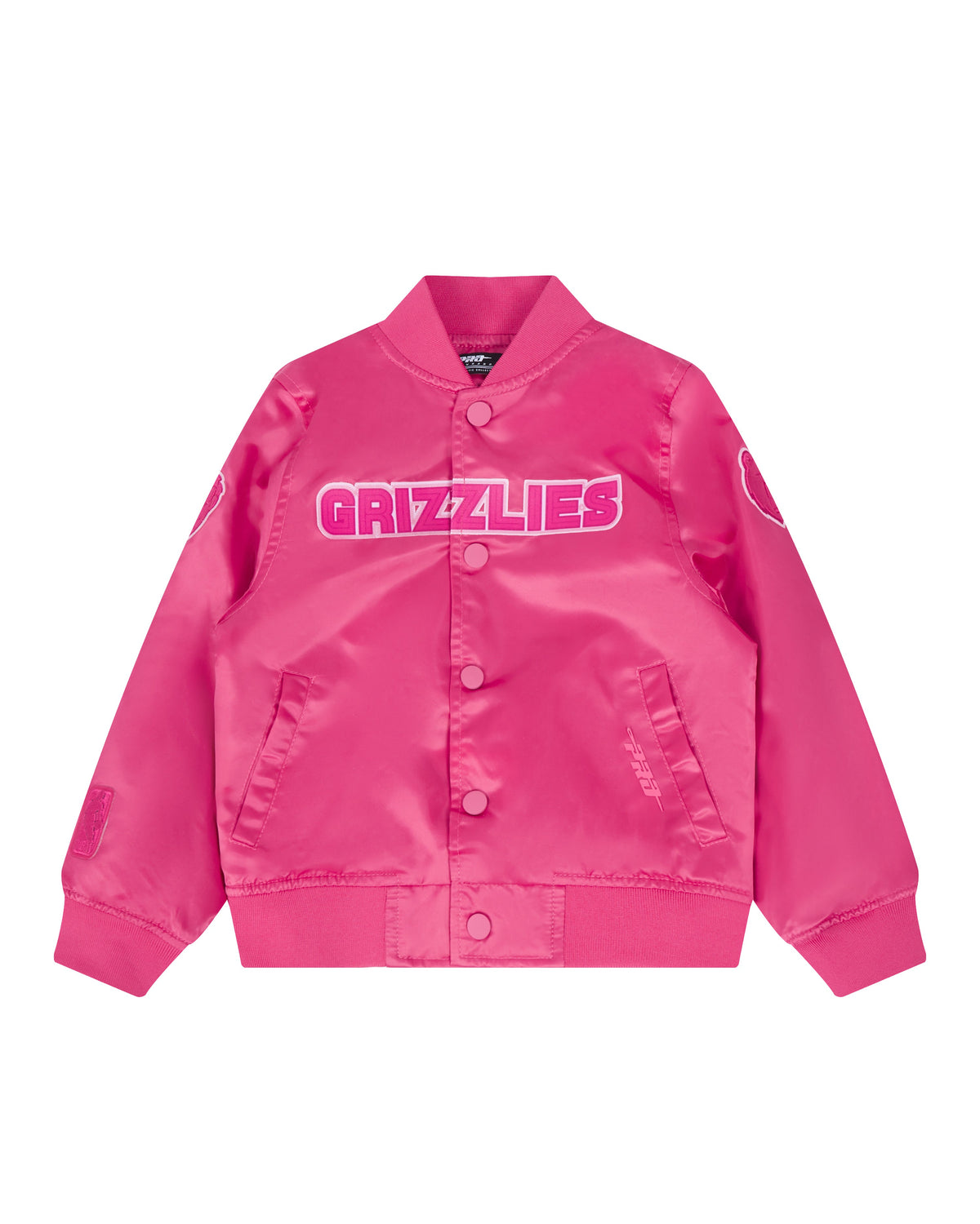 NBA MEMPHIS GRIZZLIES BLOUSON TRIPLE ROSE EN SATIN POUR FILLE BAMBIN (VIOLET BETTERAVE)