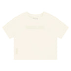 NBA MEMPHIS GRIZZLIES NEUTRAL TODDLER GIRL'S SHORT SLEEVE BOXY TEE (EGGSHELL)