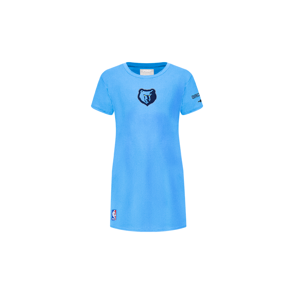 NBA MEMPHIS GRIZZLIES CLASSIC ROBE T-SHIRT POUR FILLE BAMBIN (BLEU UNIVERSITÉ)