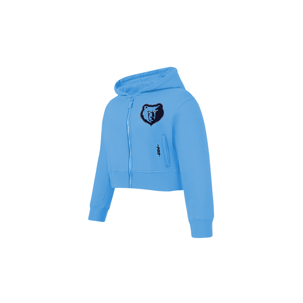 NBA MEMPHIS GRIZZLIES CLASSIC TODDLER GIRLS FLC FZ HOODIE (UNIVERSITY BLUE)