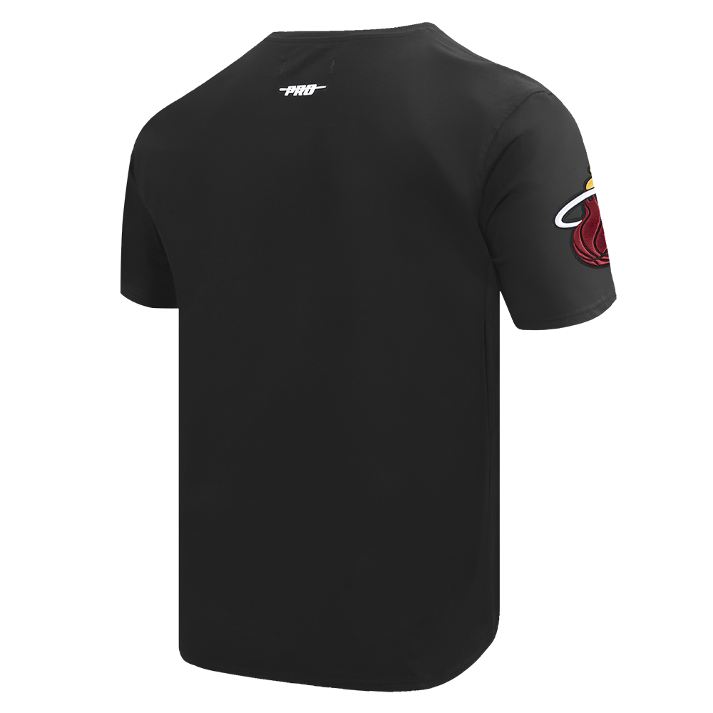 NBA MIAMI HEAT SCRIPT TAIL T-SHIRT POUR HOMME (NOIR)