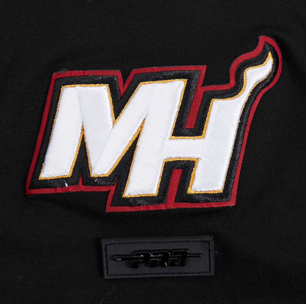 NBA MIAMI HEAT SCRIPT TAIL T-SHIRT POUR HOMME (NOIR)