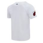 NBA MIAMI HEAT SCRIPT TAIL MEN'S   TEE (WHITE)
