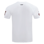 NBA MIAMI HEAT SCRIPT TAIL MEN'S   TEE (WHITE)