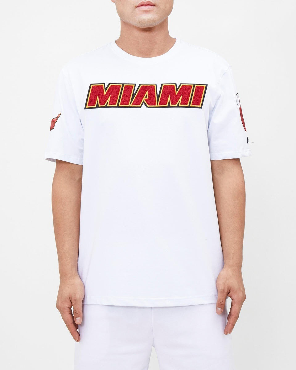 NBA MIAMI HEAT PRO TEAM MEN'S TEE (WHITE)