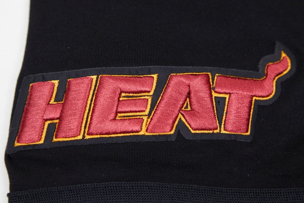 NBA MIAMI HEAT CLASSIC CHENILLE MEN'S TEE (BLACK)