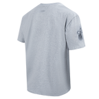 NBA MIAMI HEAT NEUTRAL MEN'S DROP SHOULDER TEE (DARK HEATHER GRAY)
