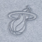 NBA MIAMI HEAT NEUTRAL MEN'S DROP SHOULDER TEE (DARK HEATHER GRAY)