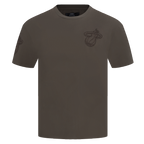 NBA MIAMI HEAT NEUTRAL T-SHIRT À ÉPAULES TOMBANTES POUR HOMME (TAUPE FONCÉ)
