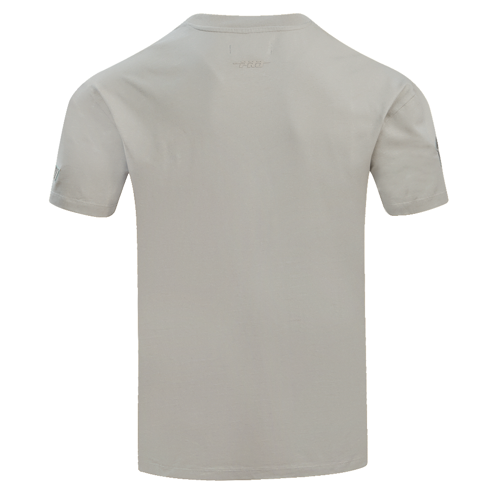 NBA MIAMI HEAT NEUTRAL T-SHIRT À ÉPAULES TOMBANTES POUR HOMME (TAUPE)