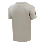 NBA MIAMI HEAT NEUTRAL T-SHIRT À ÉPAULES TOMBANTES POUR HOMME (TAUPE)