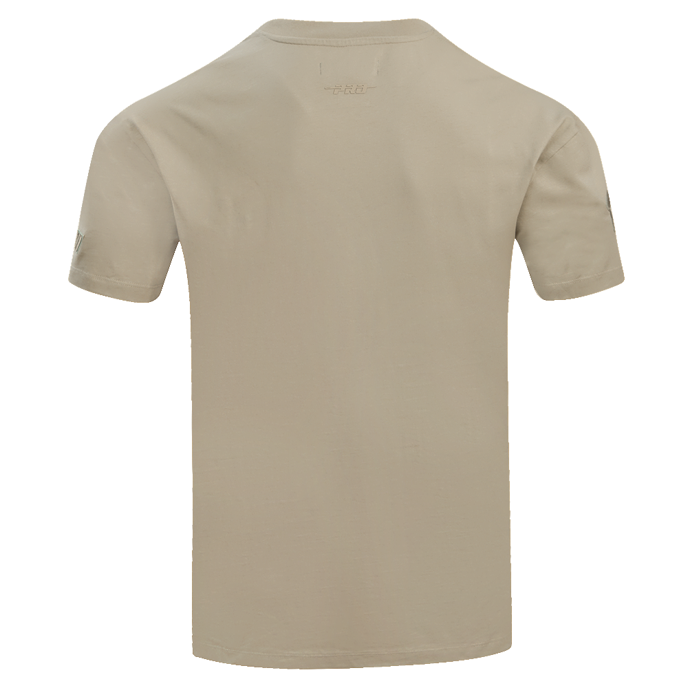 NBA MIAMI HEAT NEUTRAL T-SHIRT À ÉPAULES TOMBANTES POUR HOMME (TAUPE)