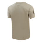 NBA MIAMI HEAT NEUTRAL T-SHIRT À ÉPAULES TOMBANTES POUR HOMME (TAUPE)