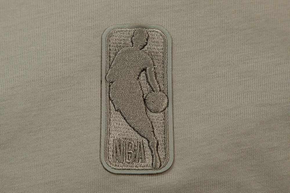 NBA MIAMI HEAT NEUTRAL T-SHIRT À ÉPAULES TOMBANTES POUR HOMME (TAUPE)