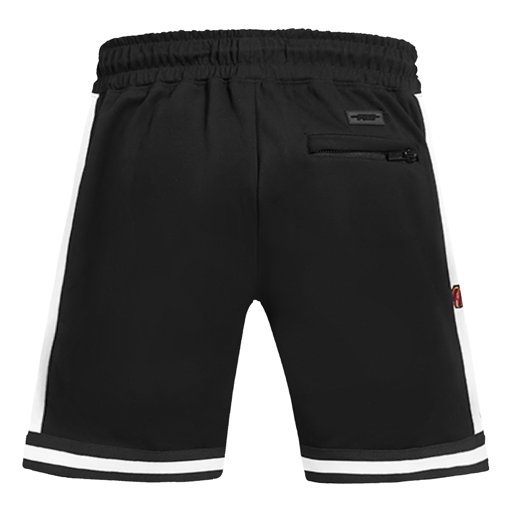 NBA MIAMI HEAT SCRIPT TAIL SHORT EN MAILLE DOUBLE 2.0 POUR HOMME (NOIR)