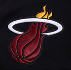 NBA MIAMI HEAT SCRIPT TAIL SHORT EN MAILLE DOUBLE 2.0 POUR HOMME (NOIR)