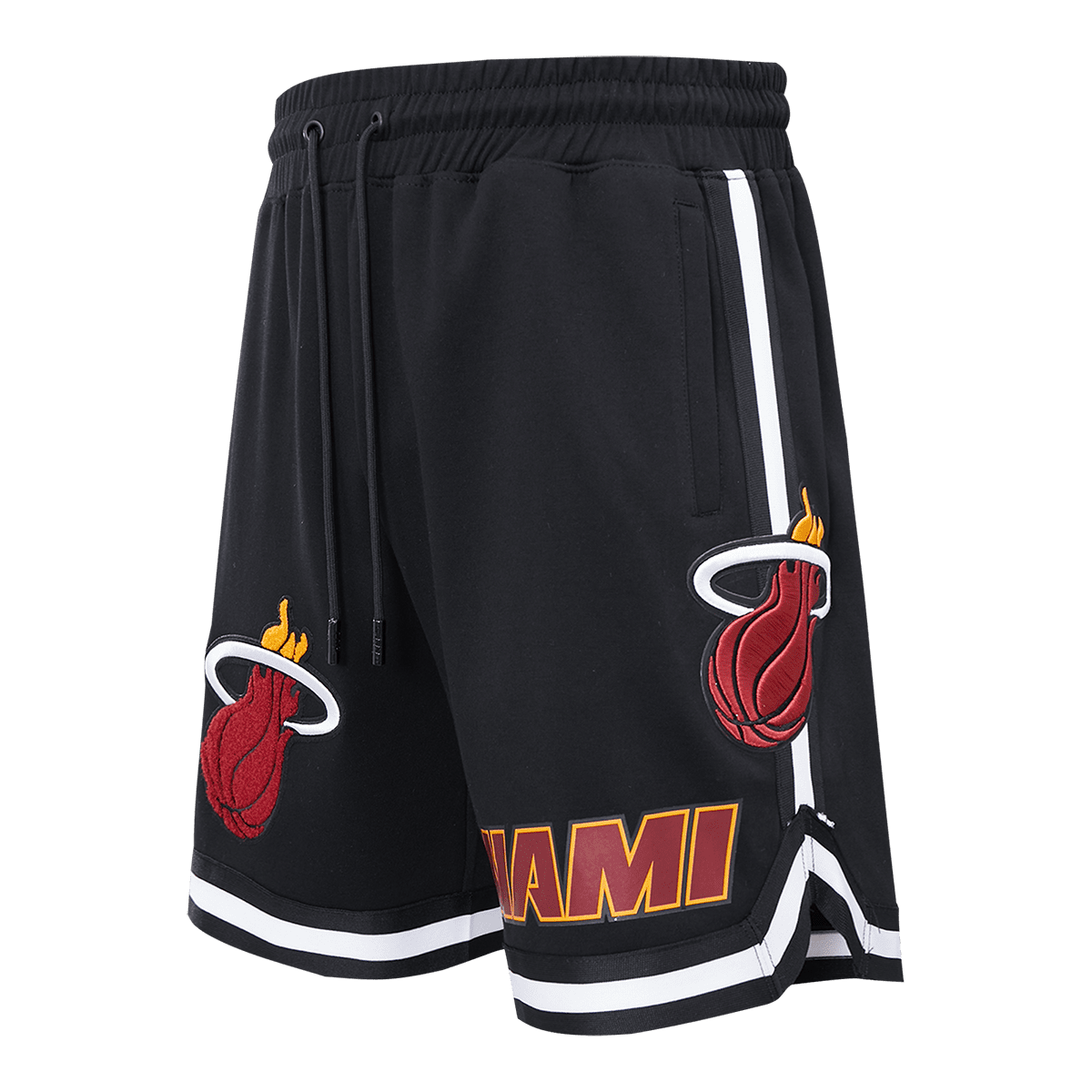 NBA MIAMI HEAT CLASSIC CHENILLE MEN'S SHORT (BLACK)