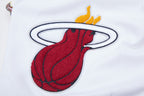 NBA MIAMI HEAT CLASSIC CHENILLE SHORT POUR HOMME (BLANC)