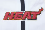 NBA MIAMI HEAT CLASSIC CHENILLE SHORT POUR HOMME (BLANC)
