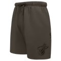 NBA MIAMI HEAT NEUTRAL MEN'S SHORT (DARK TAUPE)