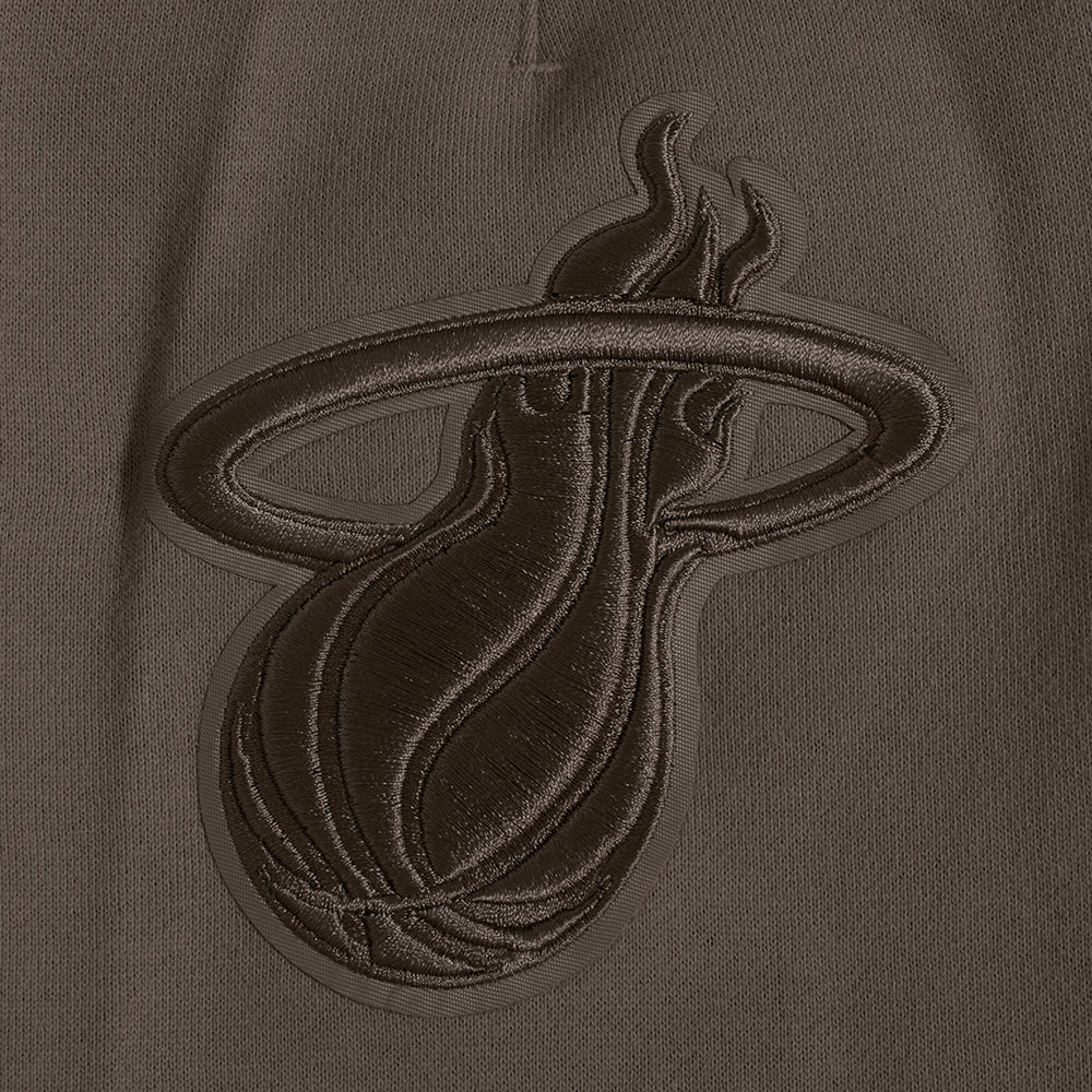 NBA MIAMI HEAT NEUTRAL MEN'S SHORT (DARK TAUPE)