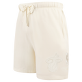 NBA MIAMI HEAT NEUTRAL SHORT POUR HOMME (COQUILLE D'ŒUF)