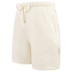 NBA MIAMI HEAT NEUTRAL SHORT POUR HOMME (COQUILLE D'ŒUF)