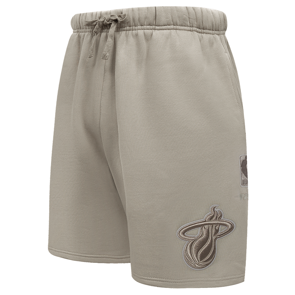 NBA MIAMI HEAT NEUTRAL SHORT POUR HOMME (TAUPE)