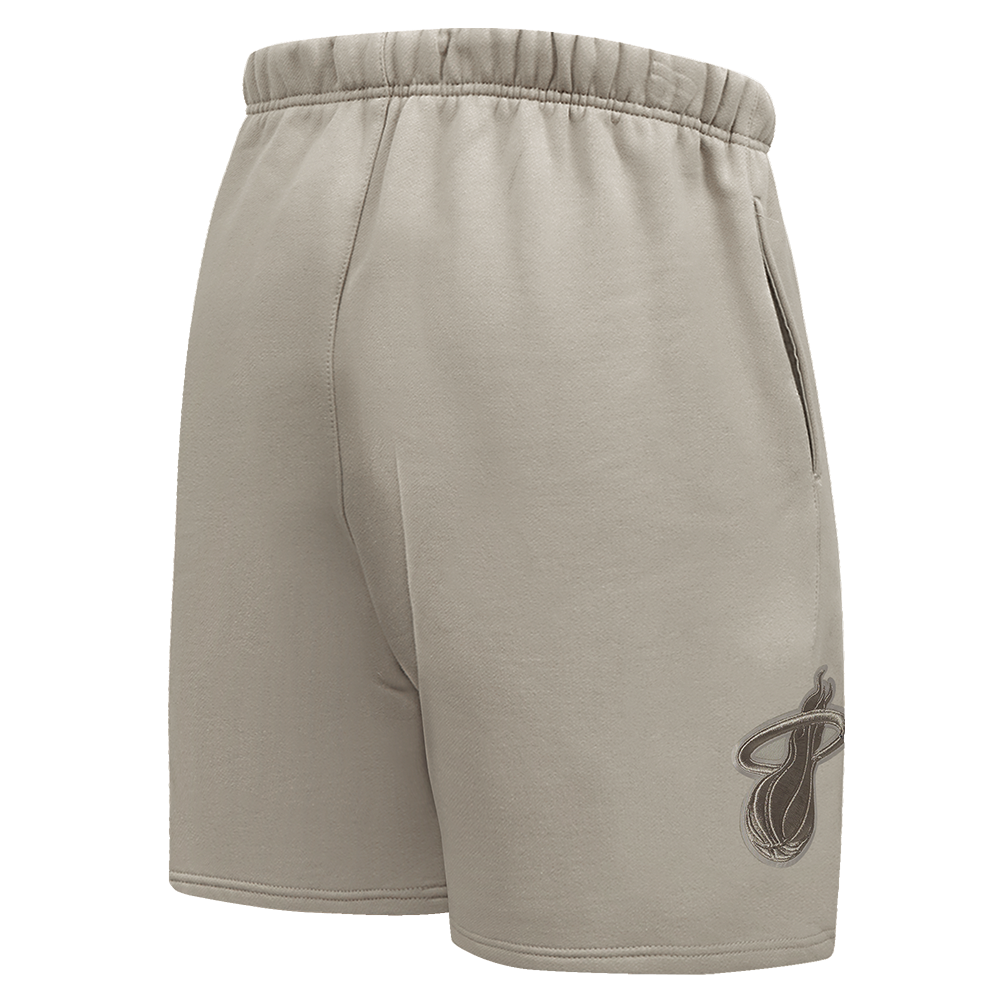 NBA MIAMI HEAT NEUTRAL SHORT POUR HOMME (TAUPE)