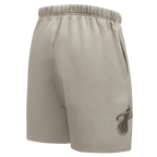 NBA MIAMI HEAT NEUTRAL SHORT POUR HOMME (TAUPE)