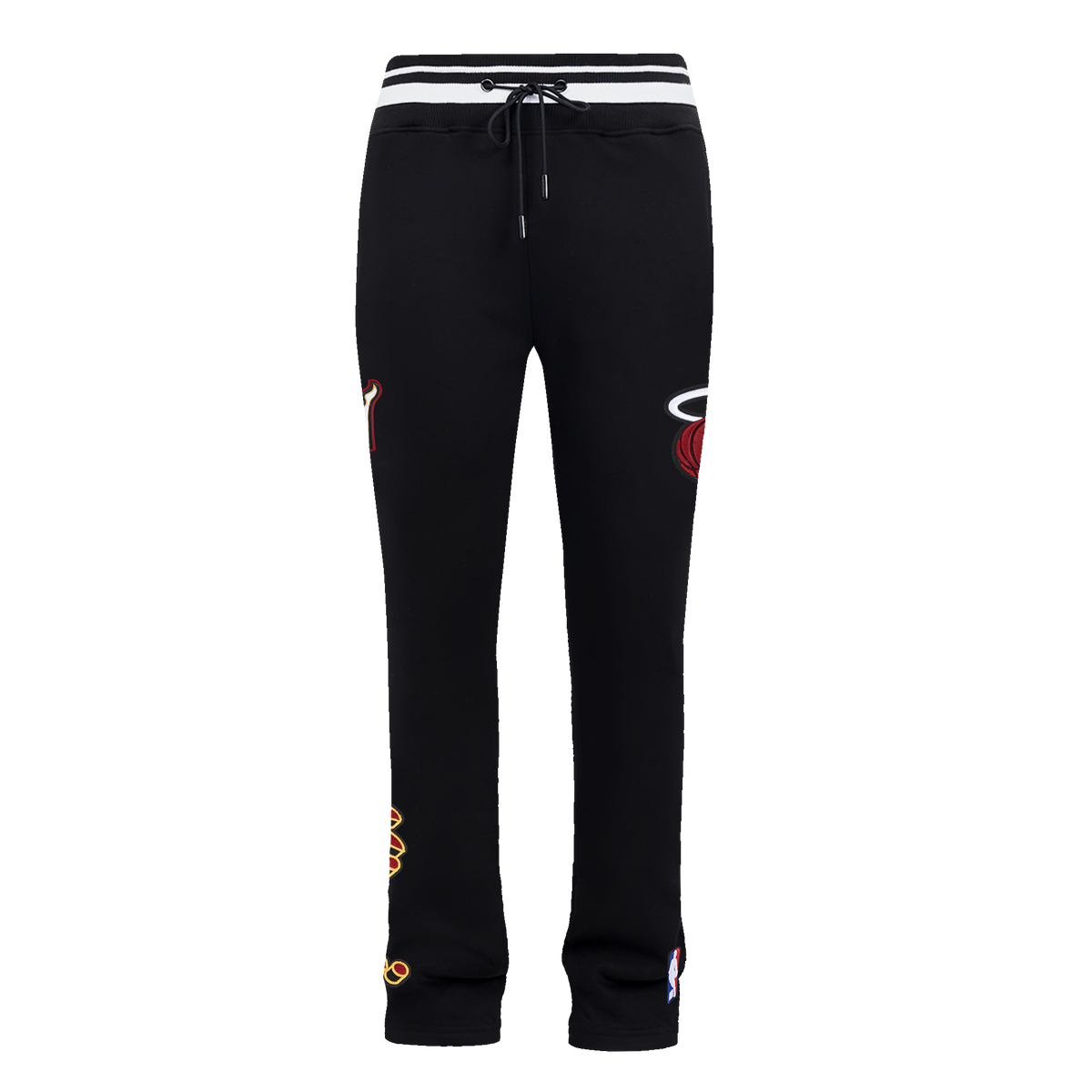 NBA MIAMI HEAT SCRIPT TAIL PANTALON OUATÉ EN MOLLETON CÔTELÉ POUR HOMME (NOIR)