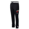 NBA MIAMI HEAT SCRIPT TAIL PANTALON OUATÉ EN MOLLETON CÔTELÉ POUR HOMME (NOIR)
