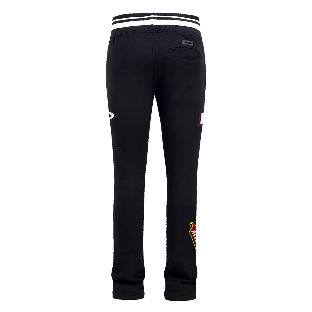NBA MIAMI HEAT SCRIPT TAIL PANTALON OUATÉ EN MOLLETON CÔTELÉ POUR HOMME (NOIR)