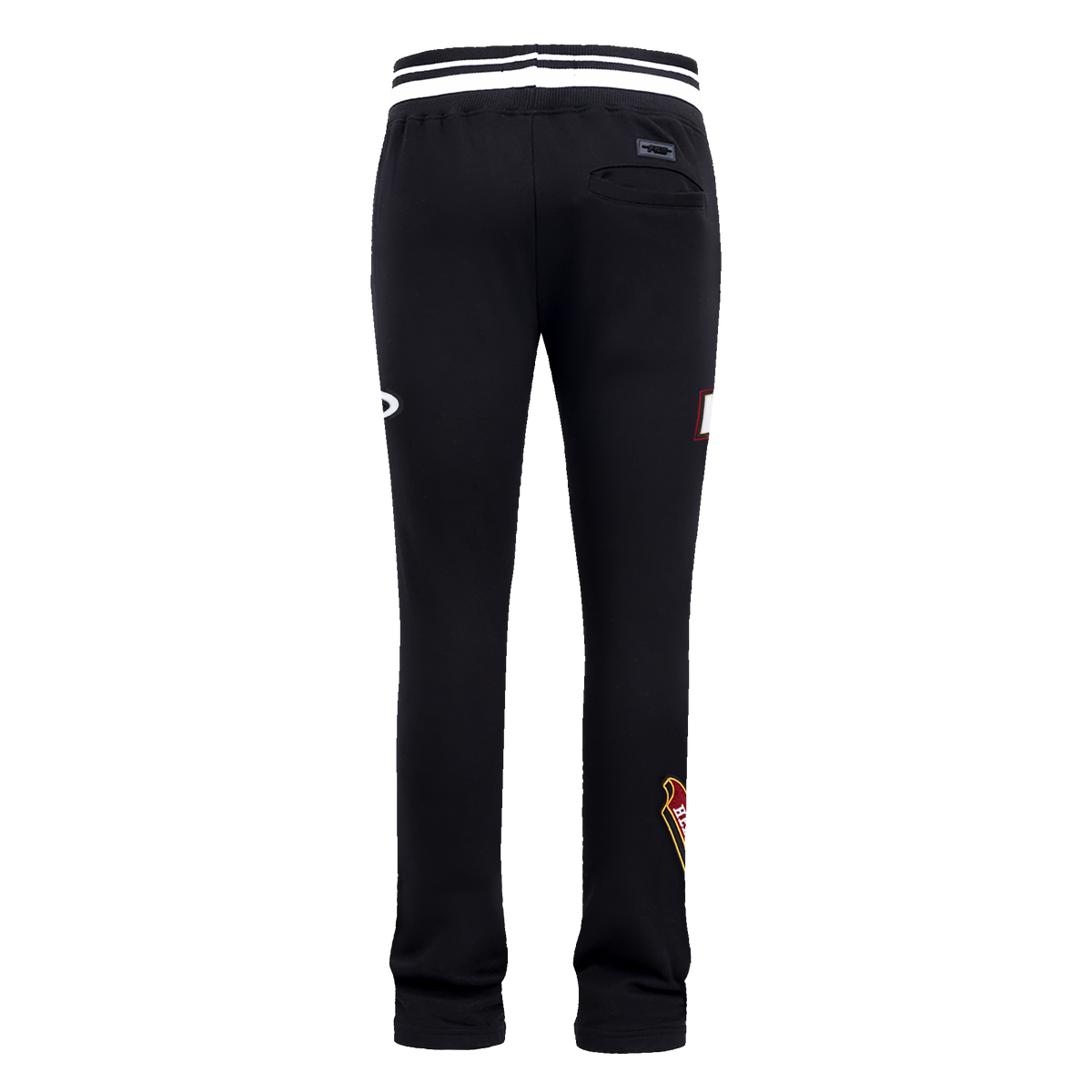 NBA MIAMI HEAT SCRIPT TAIL PANTALON OUATÉ EN MOLLETON CÔTELÉ POUR HOMME (NOIR)