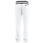 NBA MIAMI HEAT SCRIPT TAIL MEN'S RIB FLEECE SWEATPANT (WHITE/BLACK)