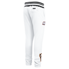 NBA MIAMI HEAT SCRIPT TAIL MEN'S RIB FLEECE SWEATPANT (WHITE/BLACK)