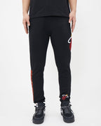 NBA MIAMI HEAT CLASSIC CHENILLE PANTALON JOGGER POUR HOMME (NOIR)