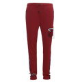 NBA MIAMI HEAT CLASSIC PANTALON D'ENTRAÎNEMENT EN MAILLE DOUBLE POUR HOMME (ROUGE CARDINAL/NOIR)