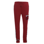 NBA MIAMI HEAT CLASSIC PANTALON D'ENTRAÎNEMENT EN MAILLE DOUBLE POUR HOMME (ROUGE CARDINAL/NOIR)